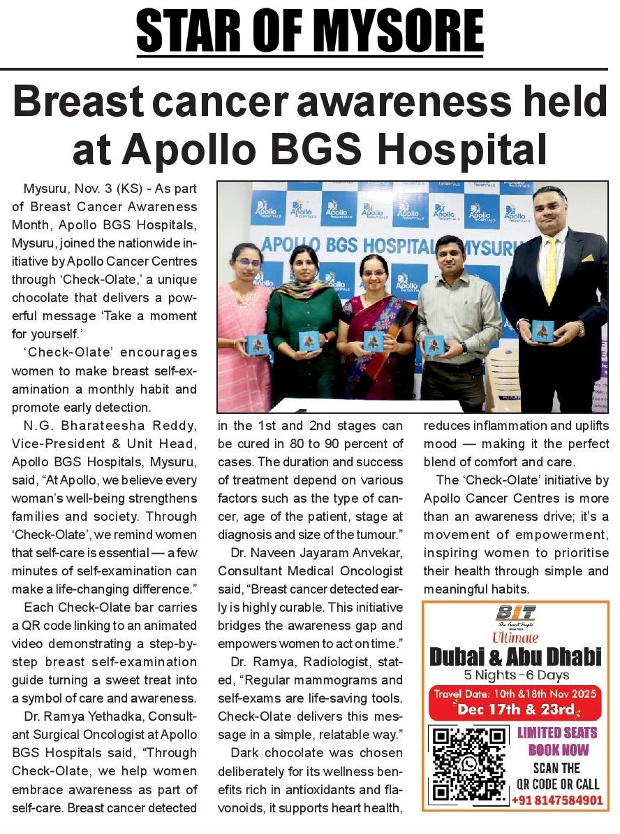 spreads breast cancer awareness with “Check-Olate